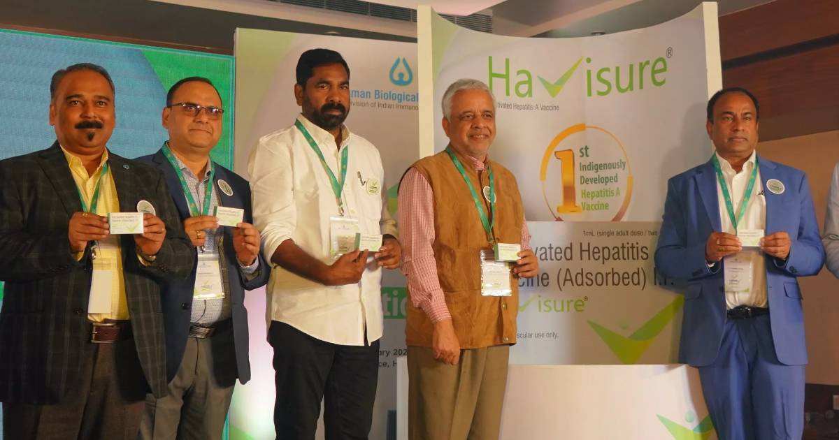 Indian Immunologicals Ltd launches India's first indigenously developed Hepatitis A vaccine, 'Havisure'